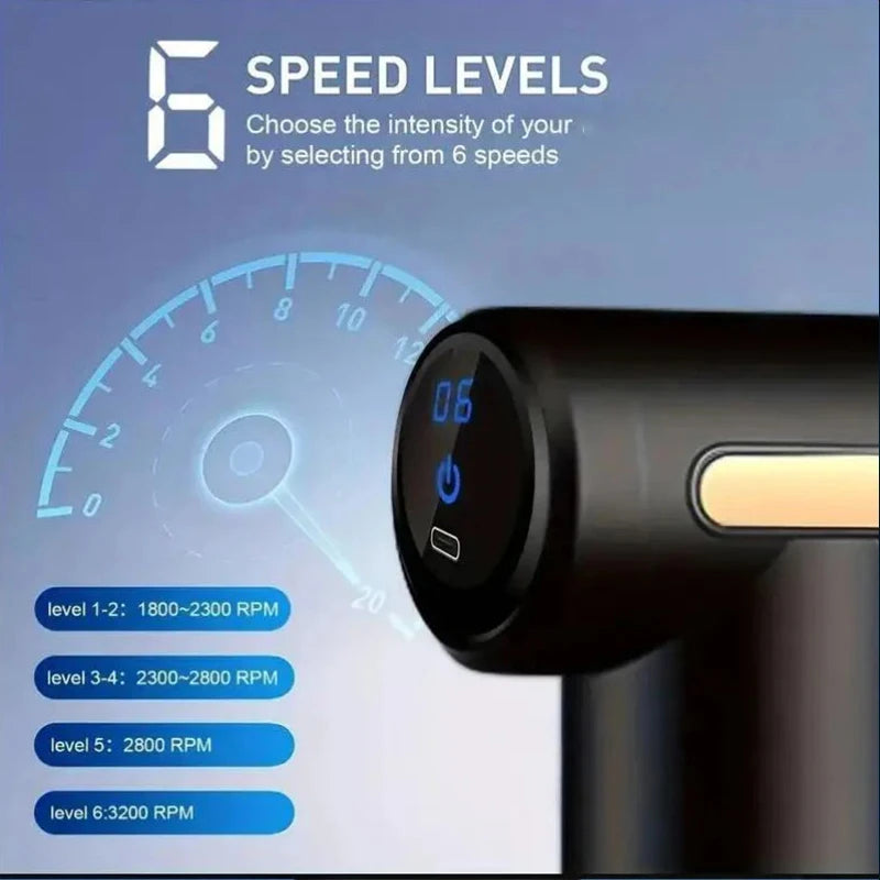 Mini Massagepistol – USB-laddad för Muskelavslappning